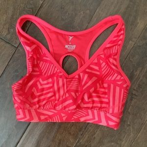 EUC Old Navy Coral Pink Sports Racerback Bra XS